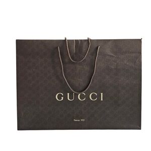 Gucci Logo Shopping Paper Bag Large